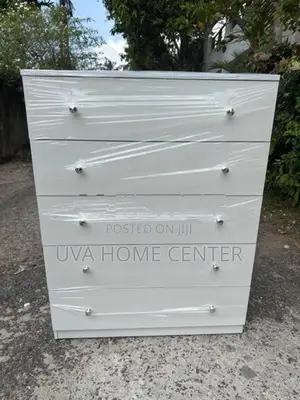 White Chest Of Drawer Cupboard 41x32x16Inch