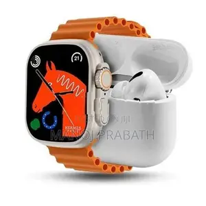 Crown i 50 Smart Watch with Earbuds