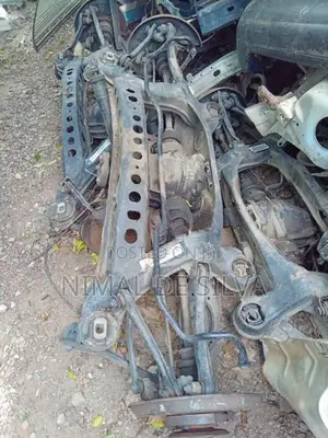Benz W124 W210 W202 Rear difaranshall Axle frame with rubber mount arm