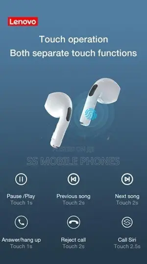 Lenovo Live Pods Ht38 Tws Bluetooth Wireless Earbuds