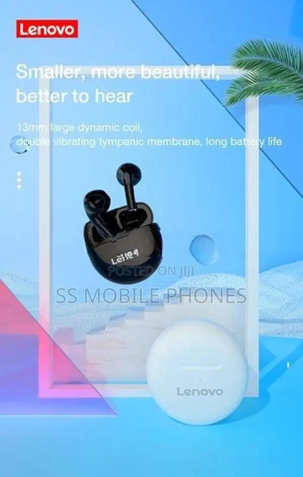 Lenovo Live Pods Ht38 Tws Bluetooth Wireless Earbuds