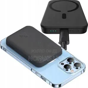 Baseus 20W 10000mah Magnetic mini Wired & Wireless Power Bank - Black