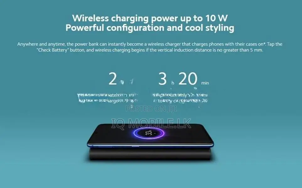 Xiaomi Mi Wireless Power Bank 22.5W Fast Charging 10000mAh Essential