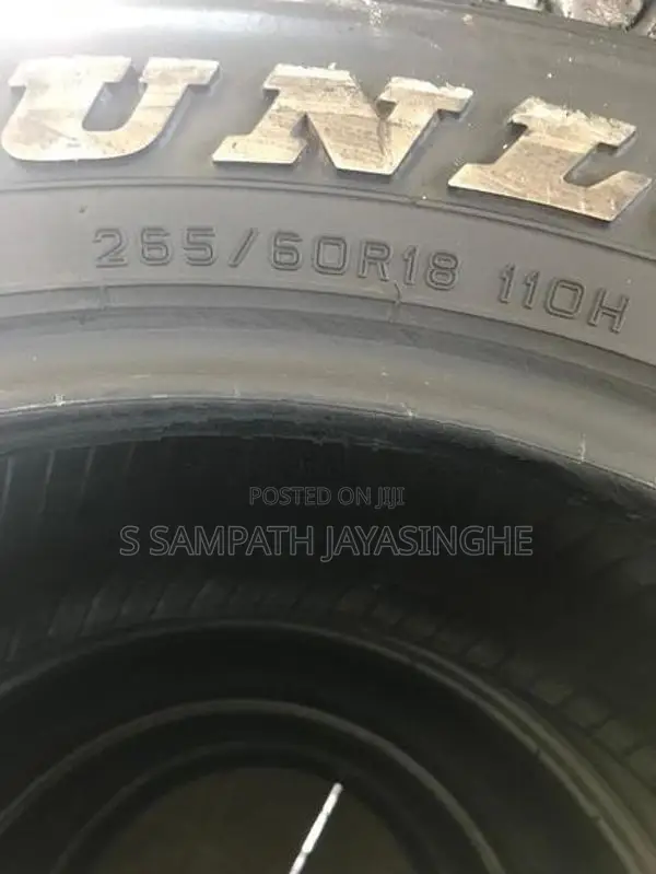 265/60/18 Used Tyre Set