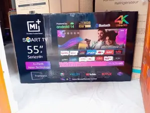 New 55" MI+ (Japan) Smart Android TV 14.0 4K UHD Television