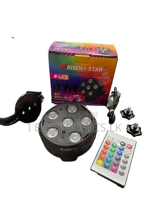 6 LED PAR Light Stage with Remote Control
