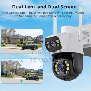 Wifi PTZ Camera Dual Lens 8MP HD IP CCTV
