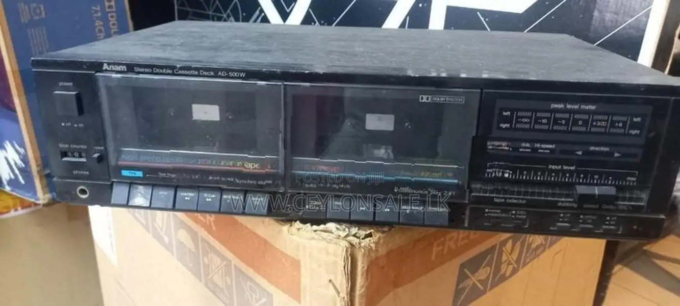 Anam Double Cassette Deck Stereo (Dolby) USED