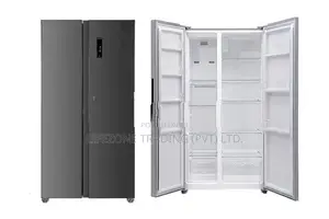 New Konka 452L Side-by-side Inverter Refrigerator (Black)
