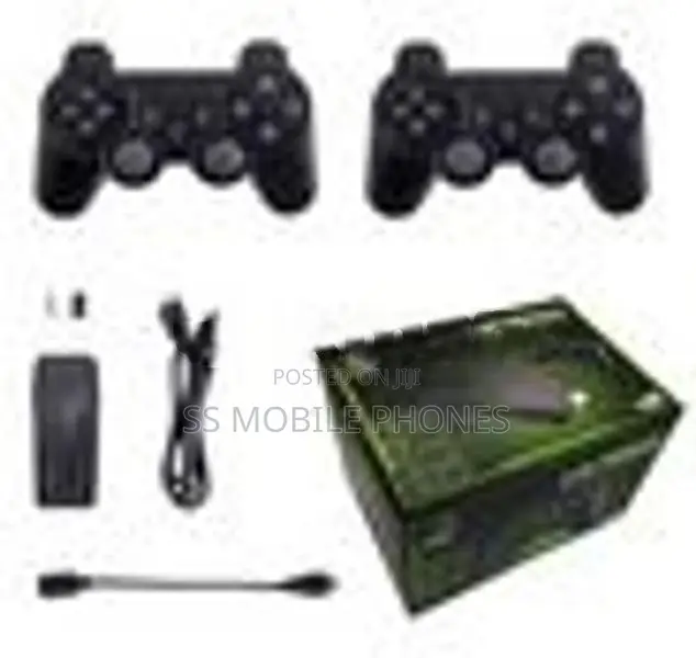 Retro TV Game Console with 20,000 Games + Two Wireless Controllers