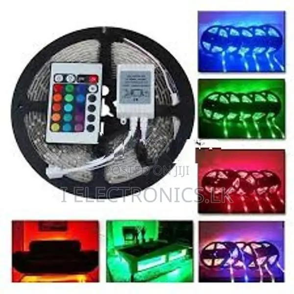 RGB LED Strip Light 5M with Remote