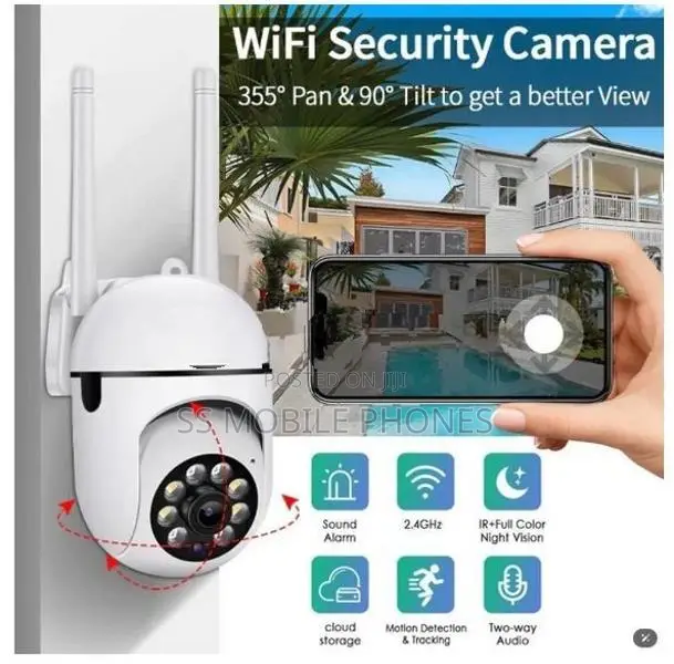 3MP Wifi Motion Tracking Night Vision CCTV Camera