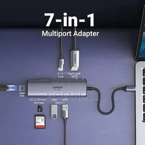 UGREEN 7 In 1 USB-C Multifuntion 100W PD Hub with HDMI 4K & RJ45 Ports