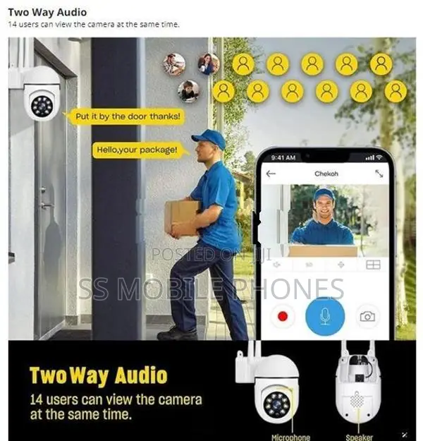 3MP Wifi Motion Tracking Night Vision CCTV Camera