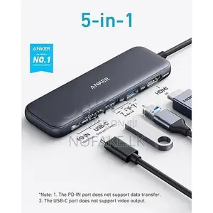 Anker 5 in 1 USB-C 100W HDMI 4K Hub For Macbook And Laptops