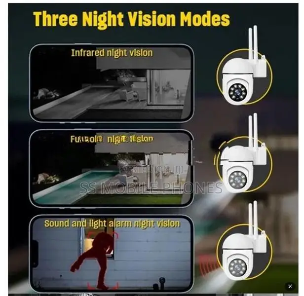 3MP Wifi Motion Tracking Night Vision CCTV Camera