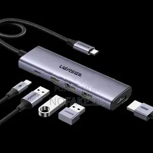 UGREEN 5 in 1 Type-C to HDMI 3 USB 100W PD charging Hub Station