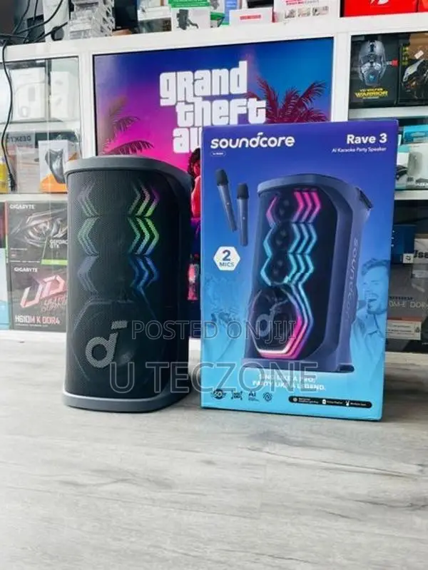 Anker Soundcore Rave 3 AI Karaoke Speaker Brandnew