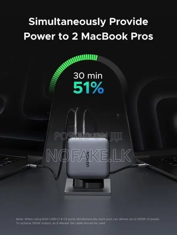 UGreen Nexode 200W 4 Port 140W Max GAN Charging Adapter
