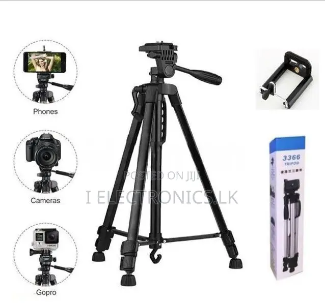 3366 Portable Tripod Stand for Phone/DSLR Camera