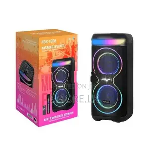 NDR-1806 Dual 6.5″ x2 Wireless Karaoke Speaker