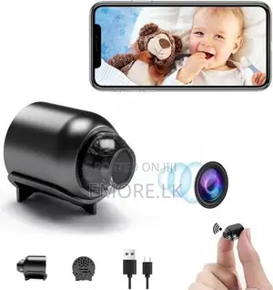 WiFi Spy Camera Hidden – 1080p HD Mini Wireless Nanny Cam CAT EYE EM 2