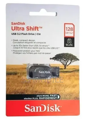 SanDisk Ultra Shift USB 3.2 Flash Drive 64GB