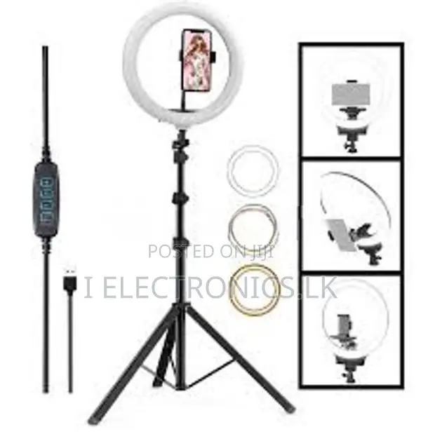 Led Ring Light 10″ With Tripod Stand, Tiktok Zoom Lights
