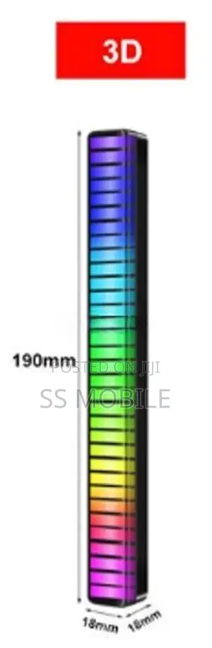Audio RGB Light Bar Music Rhythm Pickup Lamp