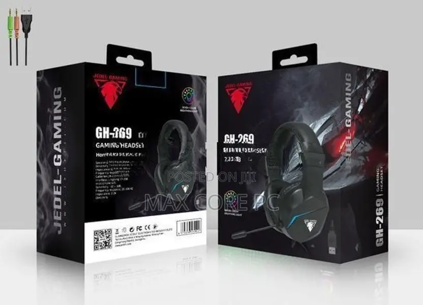 JEDEL GH-220 RGB Lighting Gaming Headset