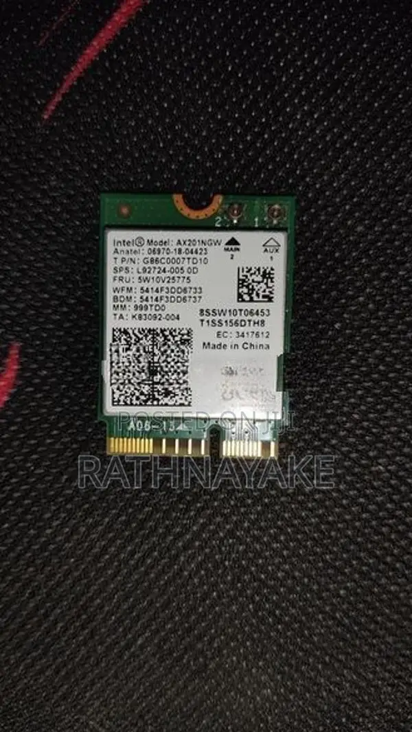 Intel 5G Wifi with Bluetooth Card