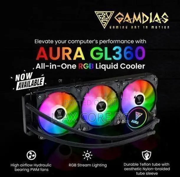 AURA GL360 All-in-One RGB Liquid Cooler
