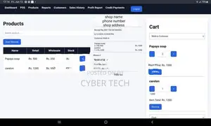 Simple Ui POS System Software