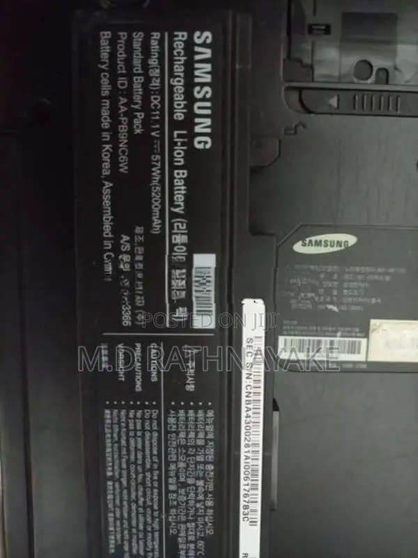 Samsung Sens RF 712 for Parts