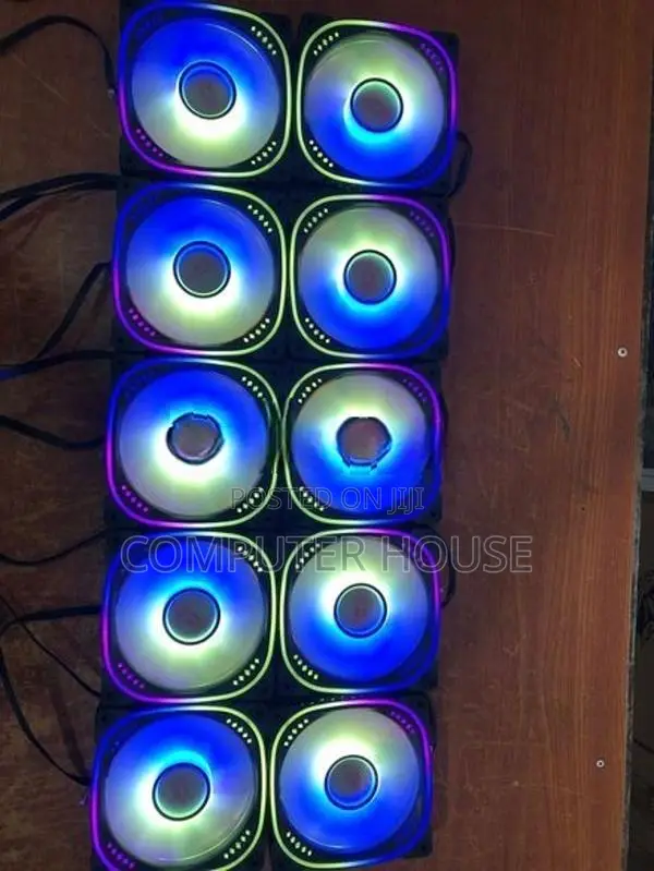 ARGB LED Black 6 Cooling Fan Kit
