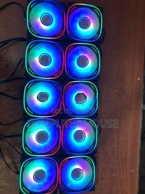 ARGB LED Black 6 Cooling Fan Kit