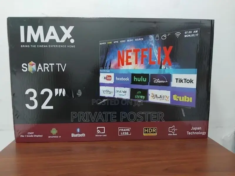 IMAX (JAPAN) 32" Android 14 Smart FHD HDR LED TV