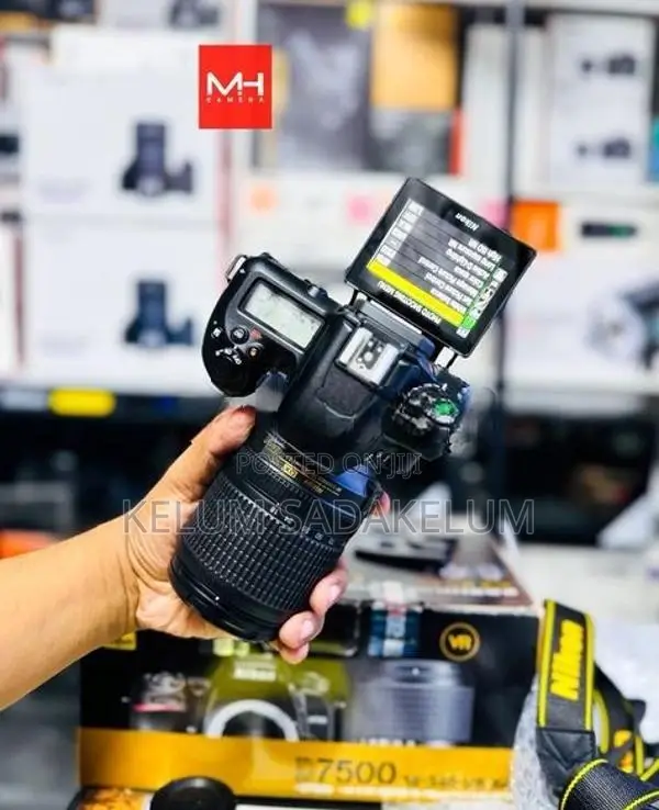 Nikon D7500 4K DSLR Camera Full Set Box