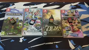 Nintendo Switch With 4 Games