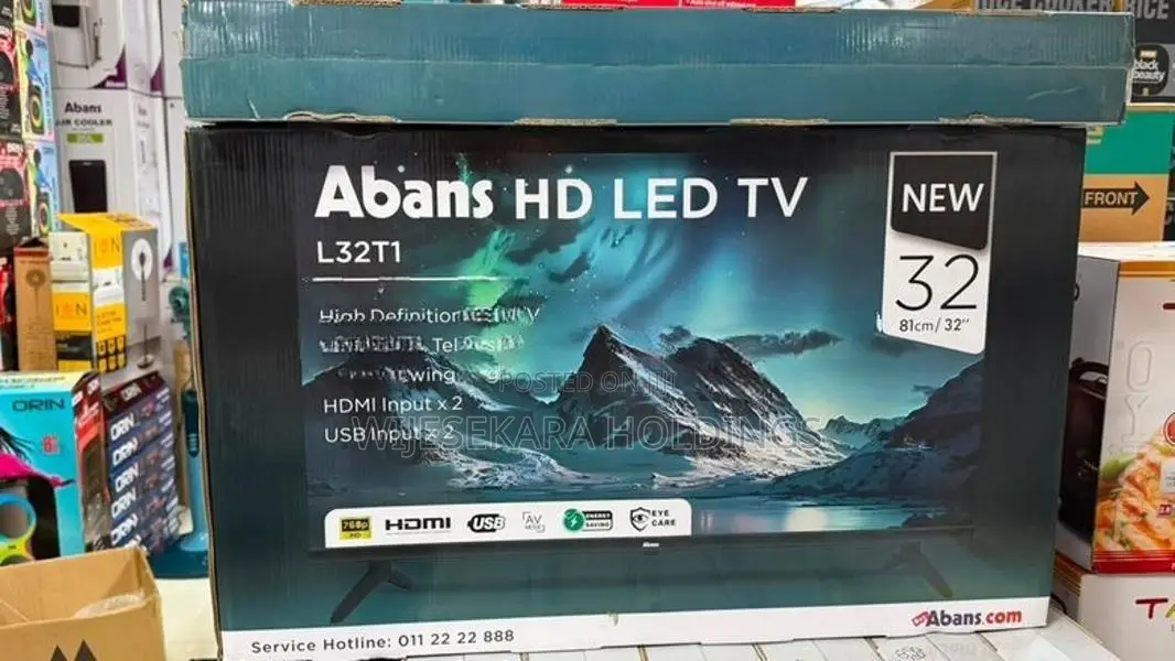 Abans 32 Inch HD LED Frameless TV