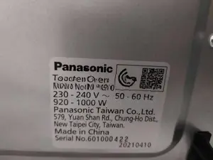 Panasonic Toaster Oven
