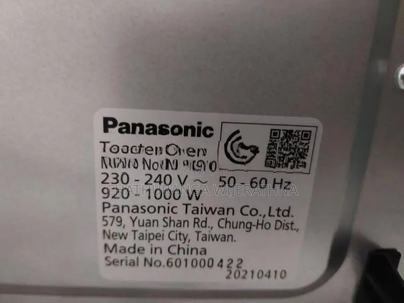 Panasonic Toaster Oven