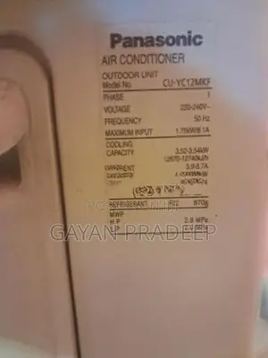 Panasonic Air Conditioner 12000btu