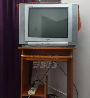 LG Flatron TV With Table