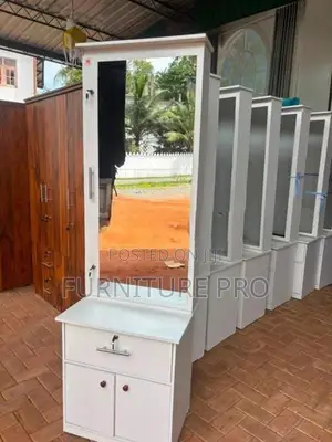 New White Melamine Dressing Table