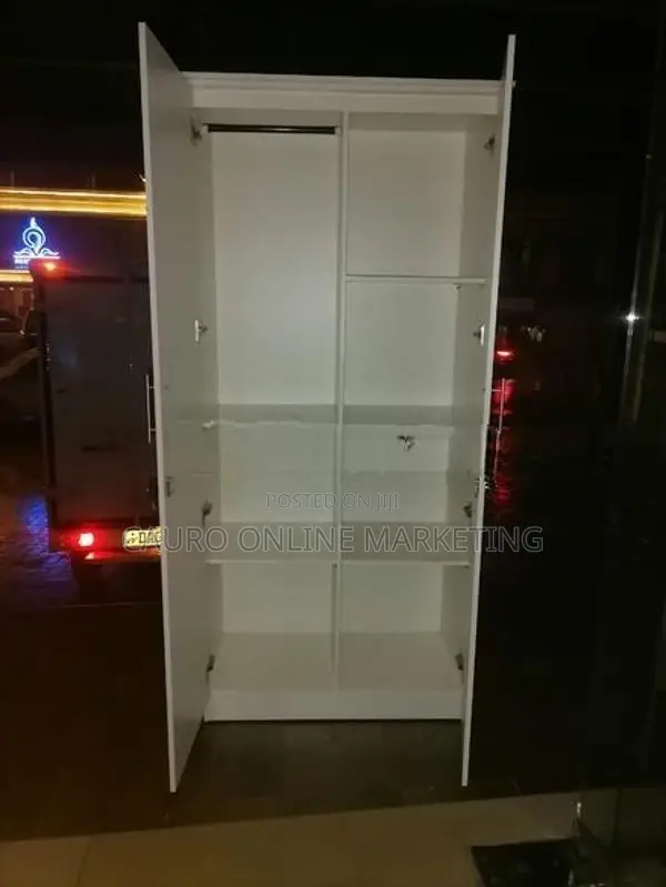 New White Colour 2 Door Cupboard Wardrobe 6*2.5