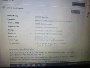 Dell I3 Laptop