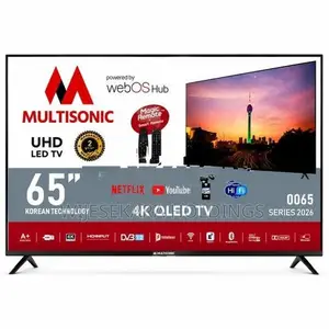Multisonic 65" 4K QLED WebOS Smart TV LG Panel