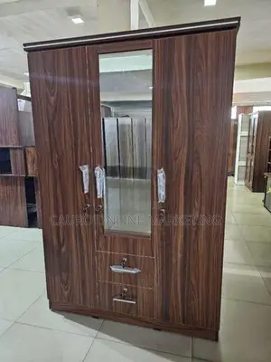 New Melamine 3 Door Cupboard Large 6*4 Ft ( Wardrobe )