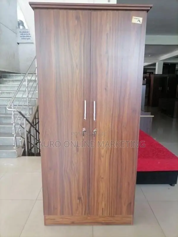 New Melamine 2 Door Cupboard 6*2.5 Ft ( Wardrobe )